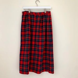 Stuart Tartan | Vintage Red Plaid Skirt